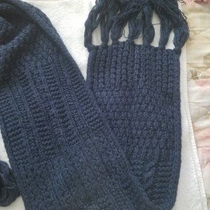 SOLE SOCIETY BLUE SCARF